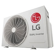 LG 2 in 1 DUALCOOL Multi, Štedi prostor, 2,6 + 3,5 kW Split klima-uređaj, Prikaz iz desne perspektive uređaja DUAL Inverter, RM2S21, thumbnail 10